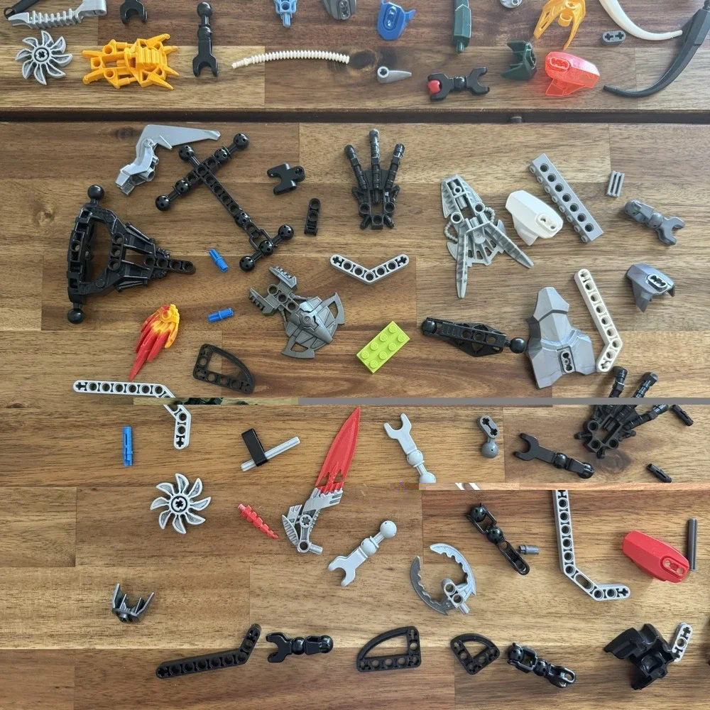 LEGO BIONICLE Hero Factory Bulk Lot of 200+ Parts Pieces 1 LB+ SEE PICTURES!